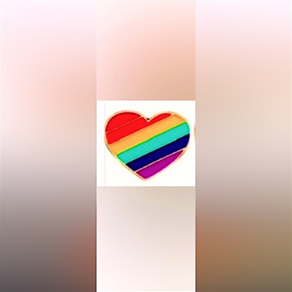 1 LGBTQ+ 🏳️‍🌈Pride Heart-Shaped Pins